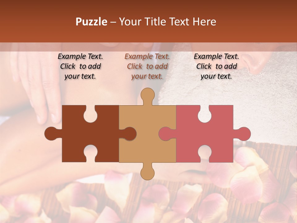 Massaging Person Care PowerPoint Template