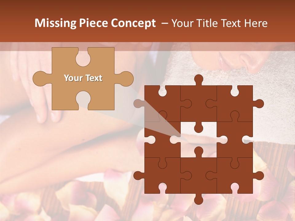 Massaging Person Care PowerPoint Template