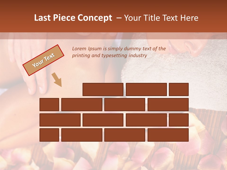 Massaging Person Care PowerPoint Template