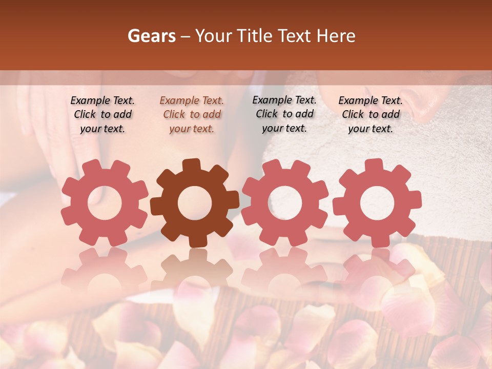 Massaging Person Care PowerPoint Template