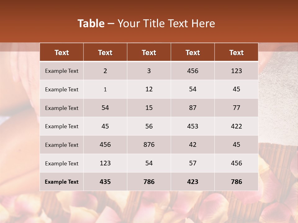 Massaging Person Care PowerPoint Template