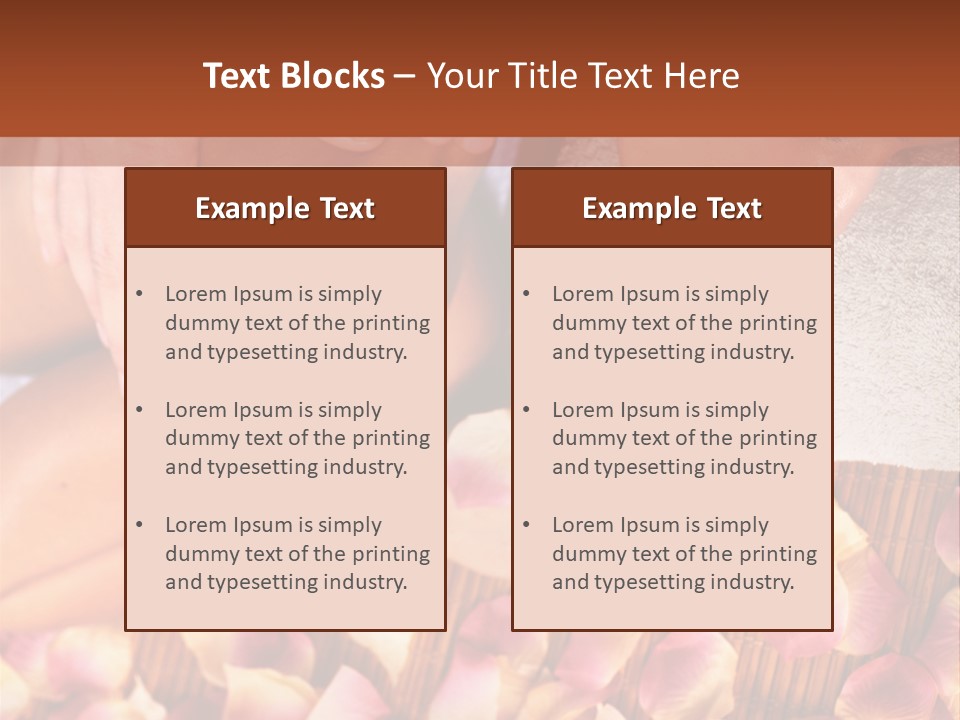 Massaging Person Care PowerPoint Template