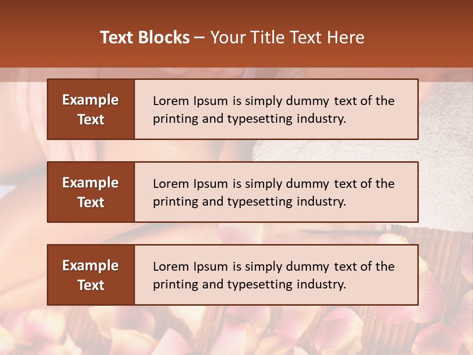 Massaging Person Care PowerPoint Template