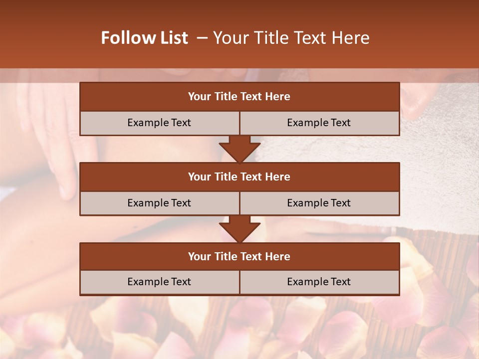 Massaging Person Care PowerPoint Template