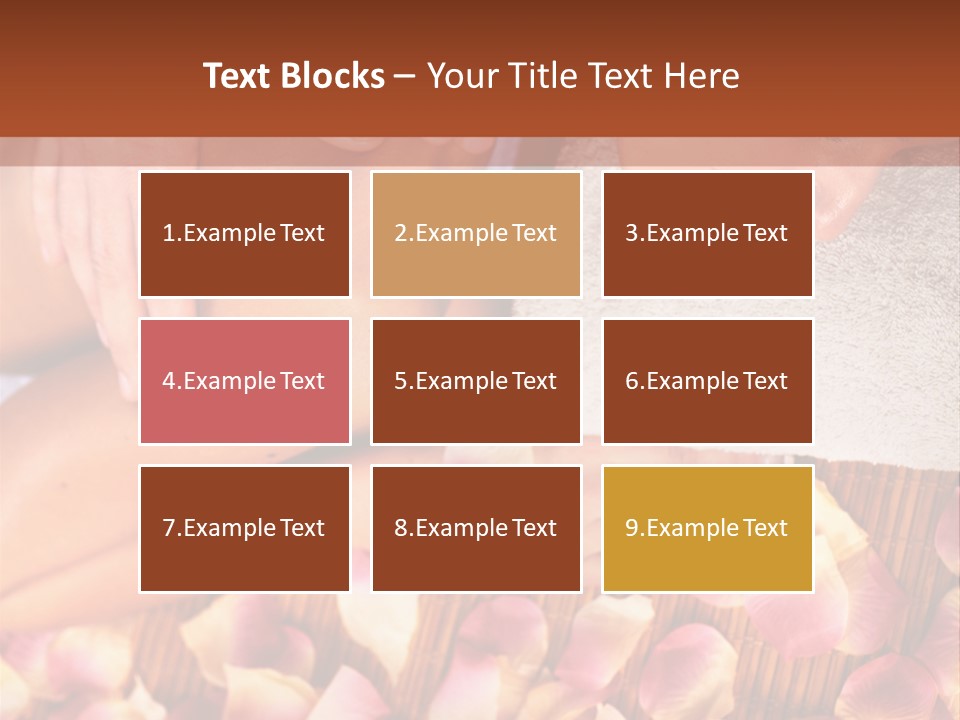 Massaging Person Care PowerPoint Template