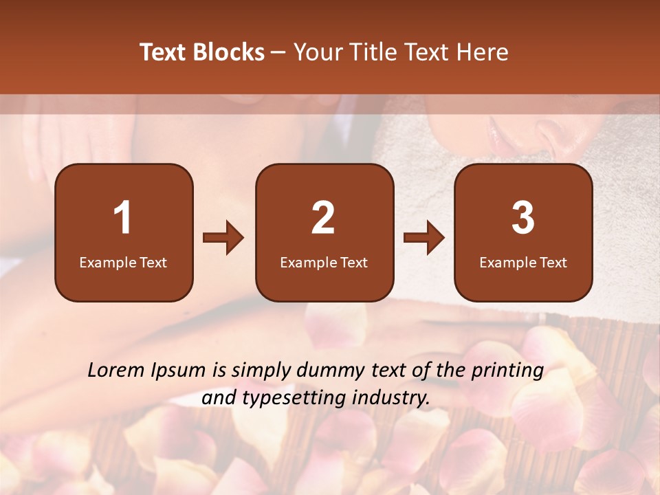 Massaging Person Care PowerPoint Template