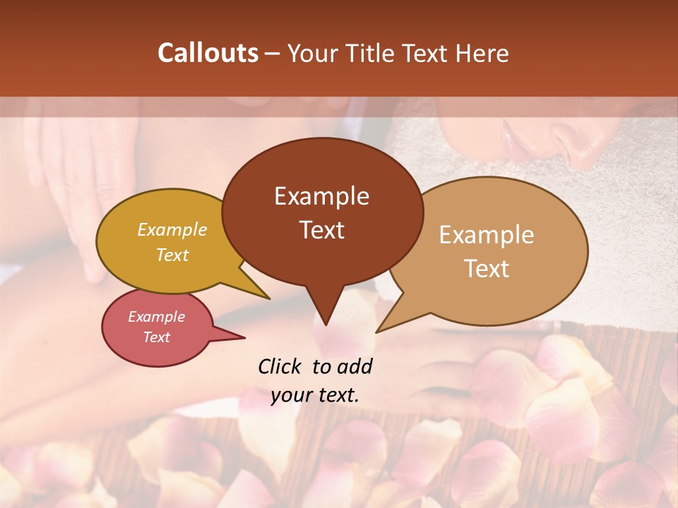 Massaging Person Care PowerPoint Template