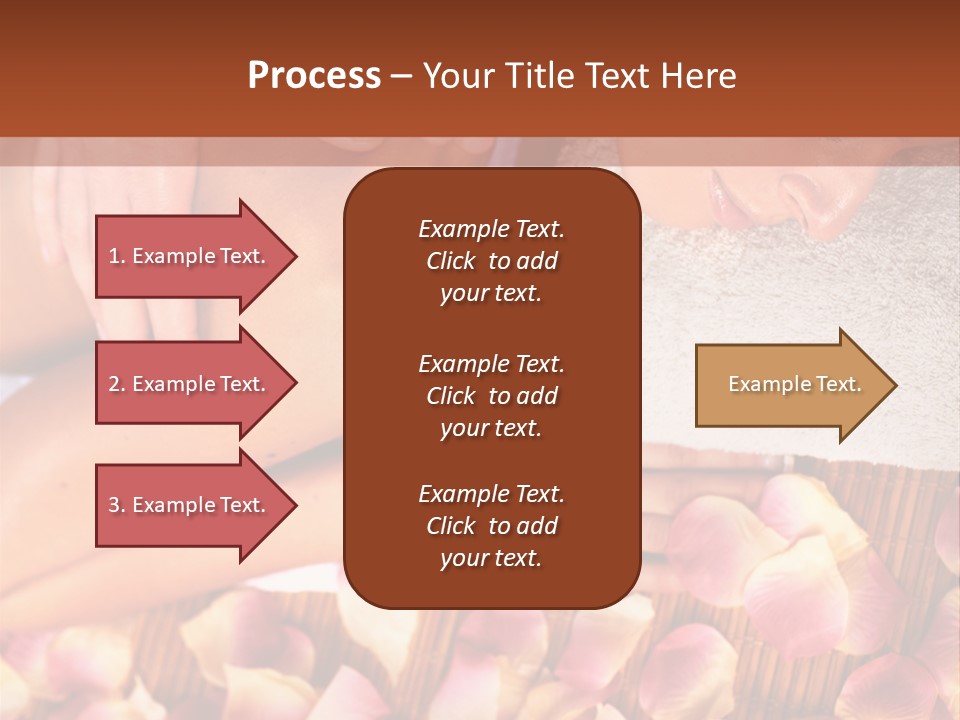 Massaging Person Care PowerPoint Template