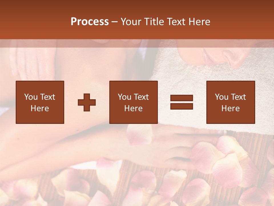 Massaging Person Care PowerPoint Template