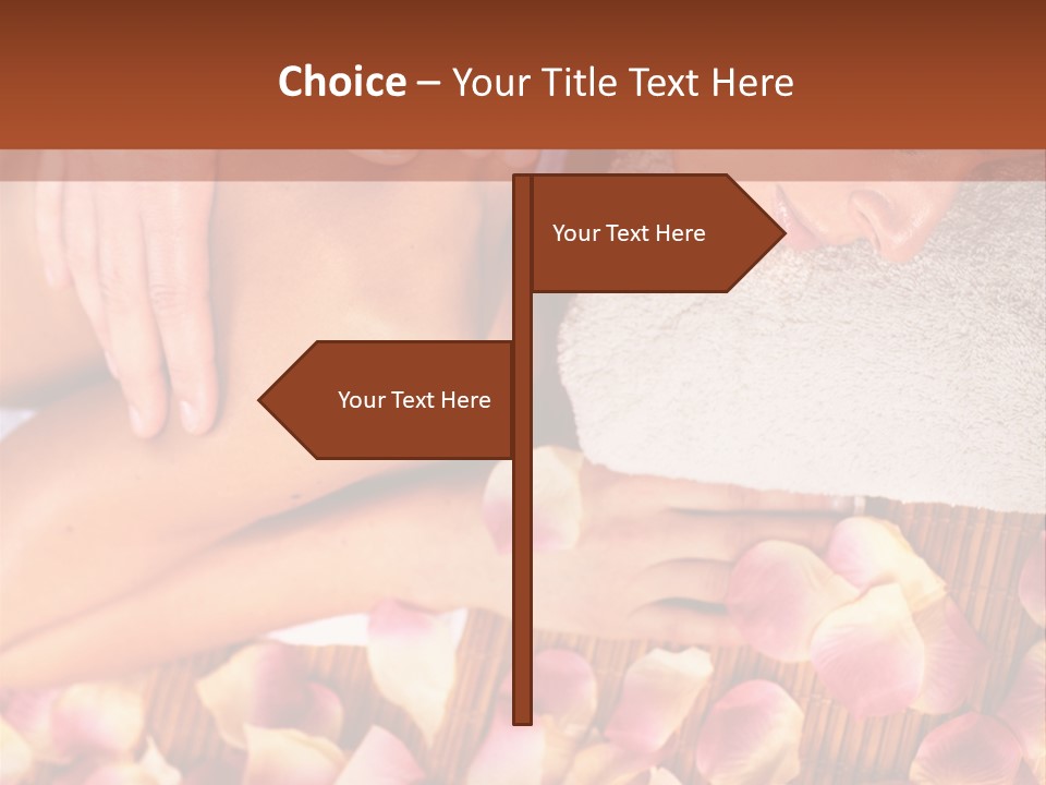 Massaging Person Care PowerPoint Template
