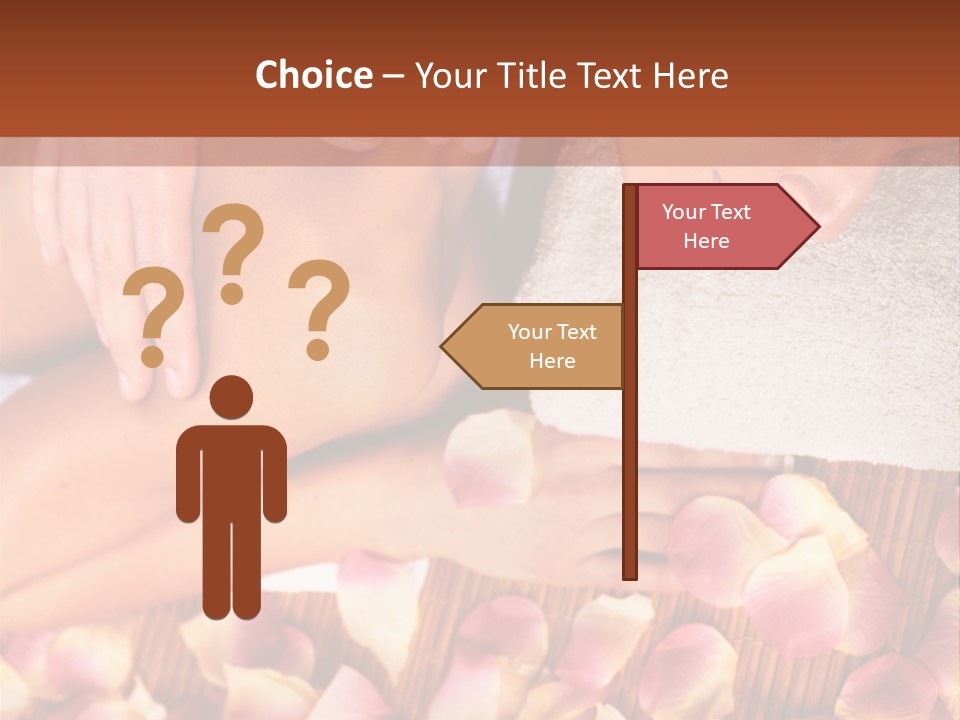 Massaging Person Care PowerPoint Template