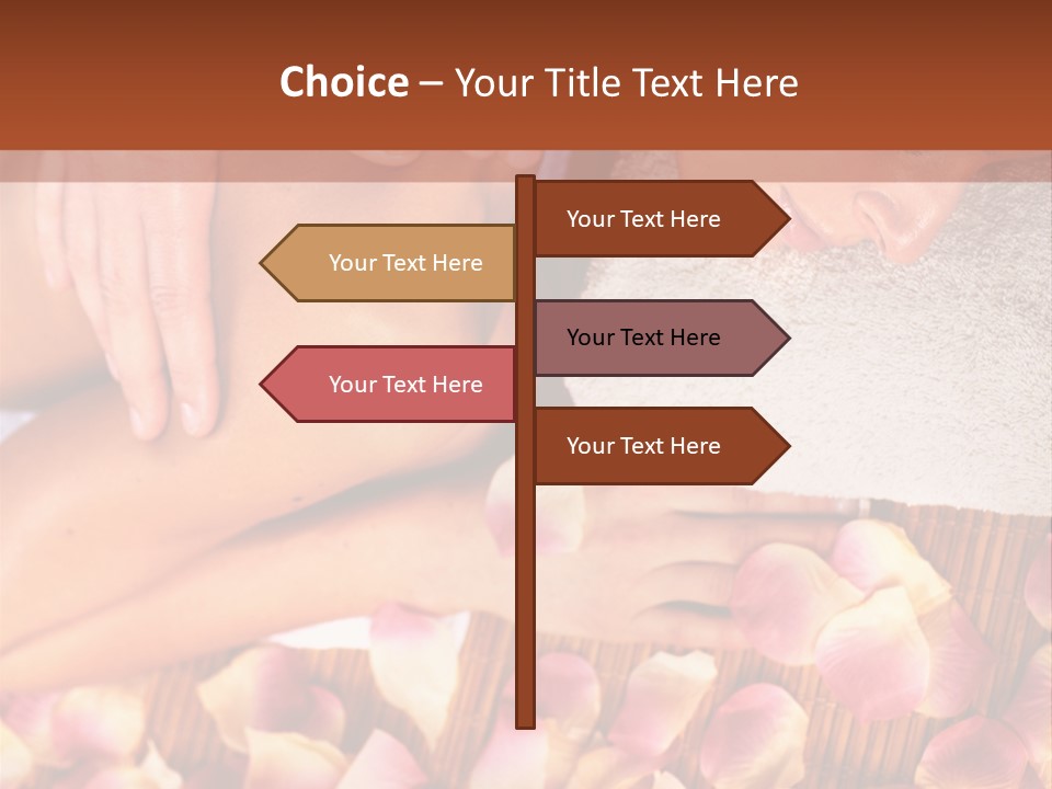 Massaging Person Care PowerPoint Template