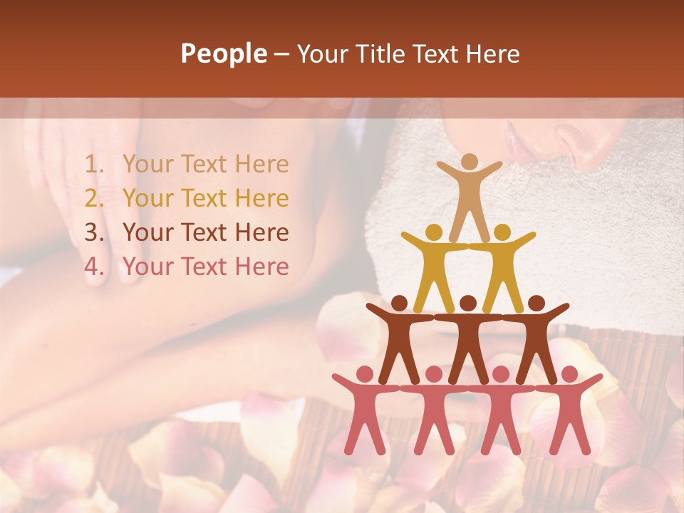 Massaging Person Care PowerPoint Template