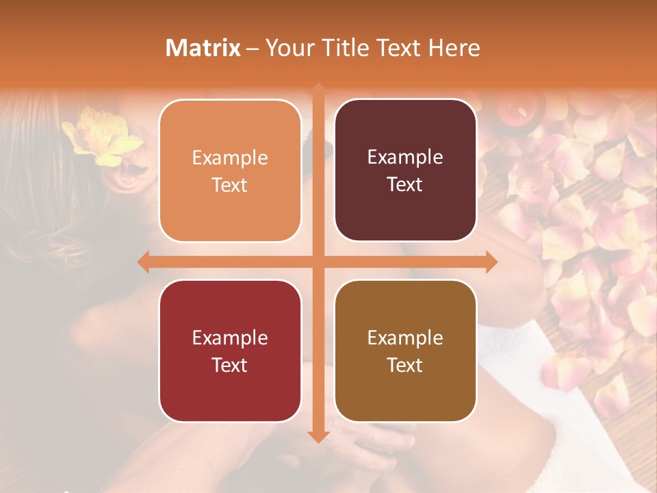 Rose Treatment Back PowerPoint Template