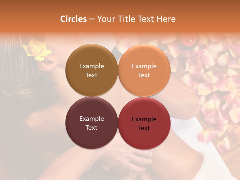 Rose Treatment Back PowerPoint Template