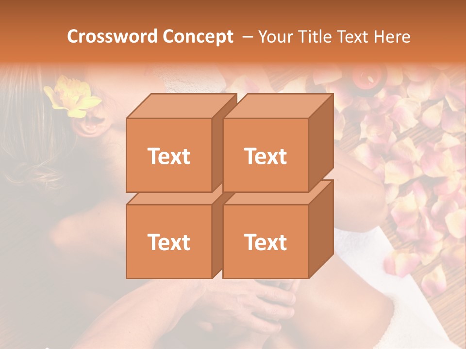 Rose Treatment Back PowerPoint Template