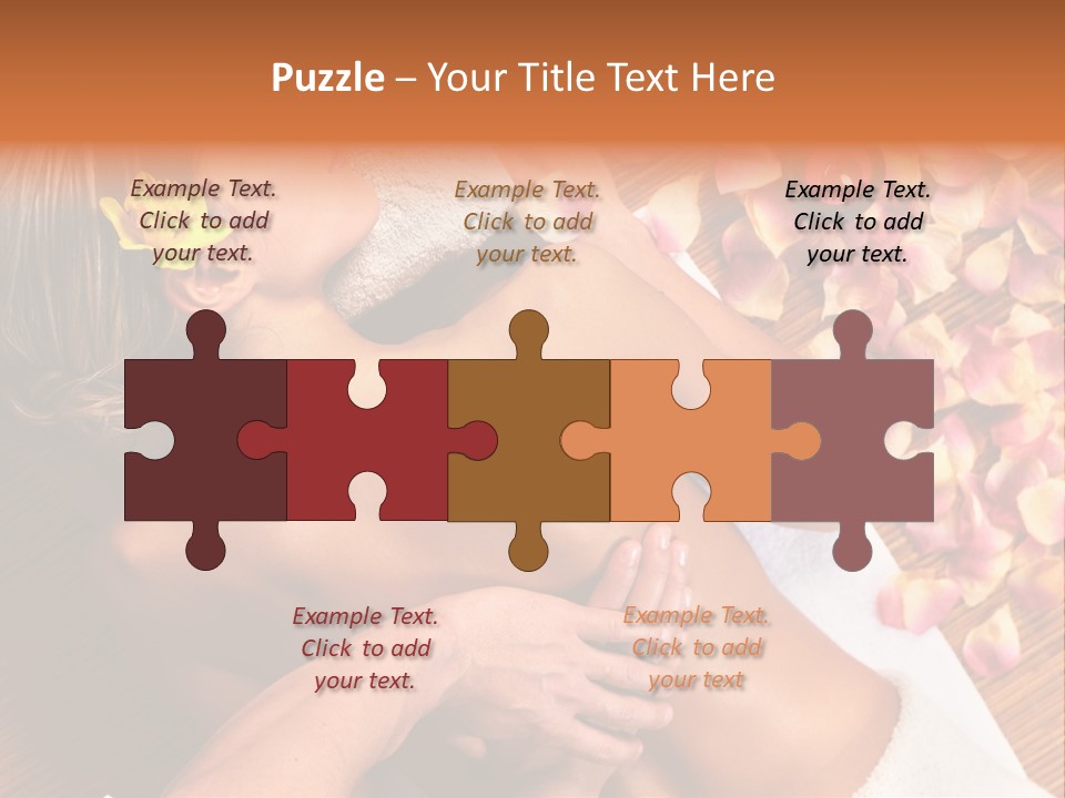 Rose Treatment Back PowerPoint Template