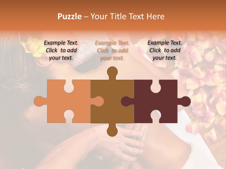 Rose Treatment Back PowerPoint Template