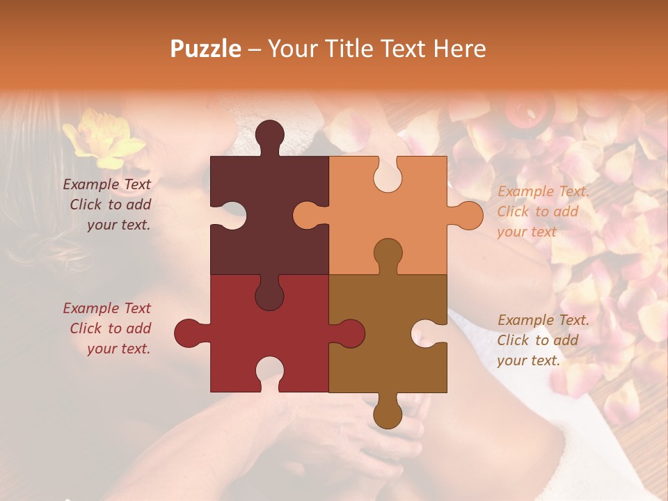 Rose Treatment Back PowerPoint Template