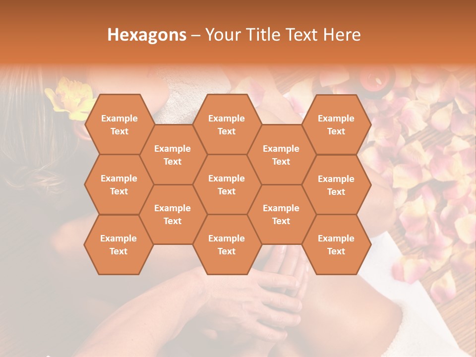 Rose Treatment Back PowerPoint Template