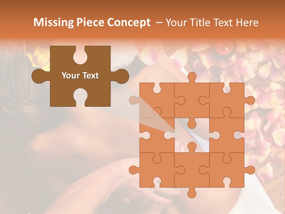 Rose Treatment Back PowerPoint Template