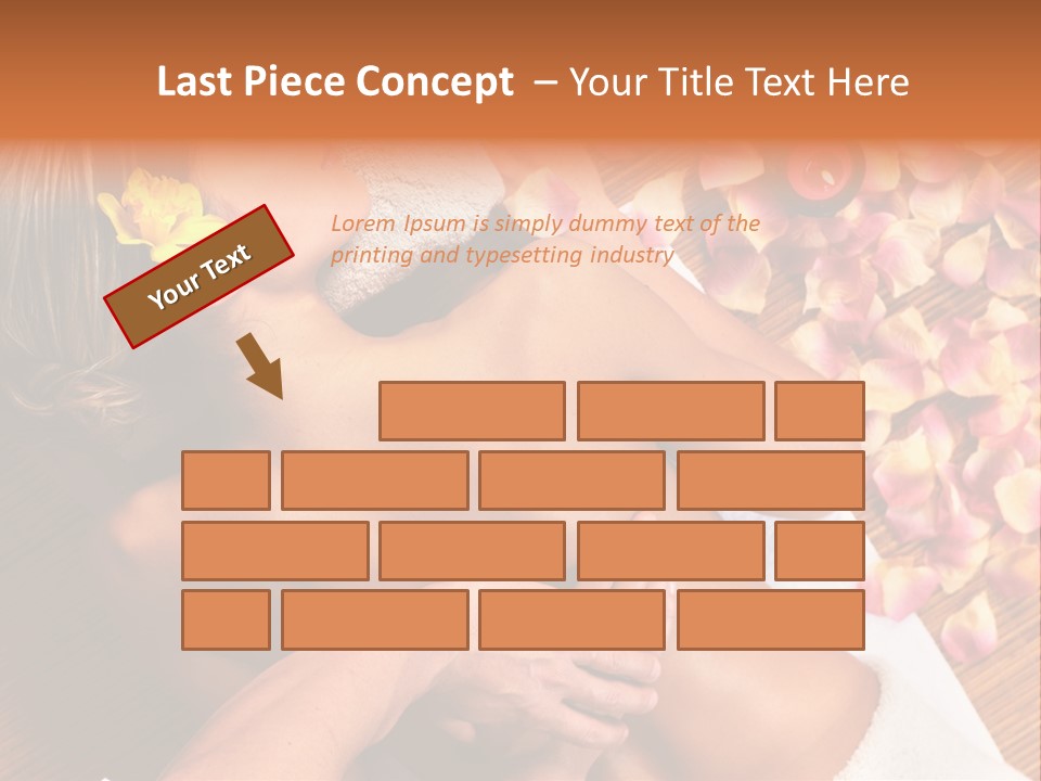 Rose Treatment Back PowerPoint Template