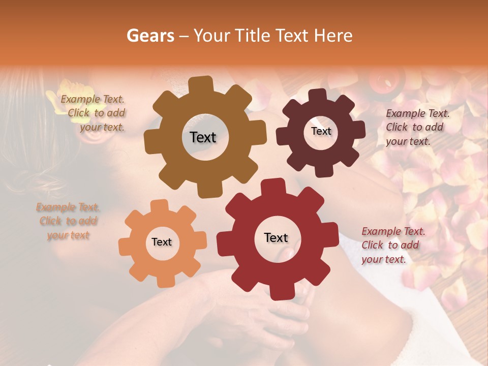 Rose Treatment Back PowerPoint Template