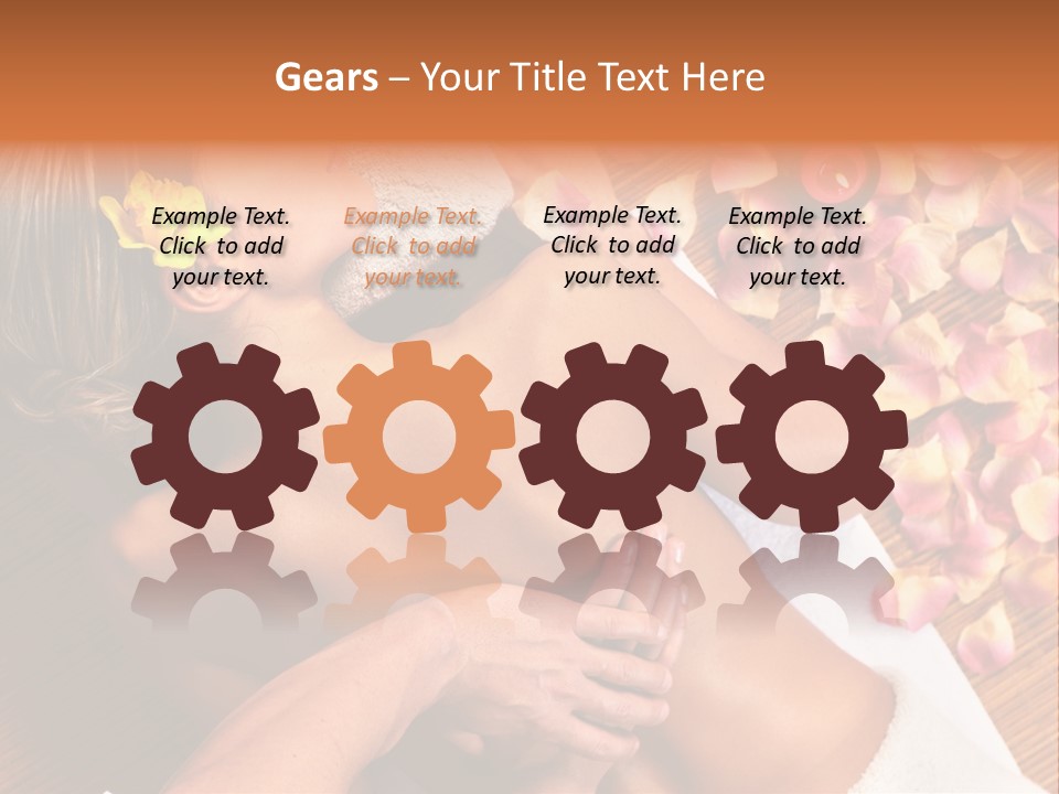 Rose Treatment Back PowerPoint Template