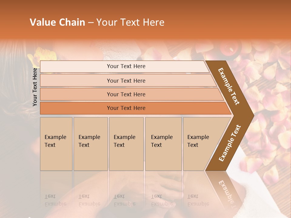 Rose Treatment Back PowerPoint Template