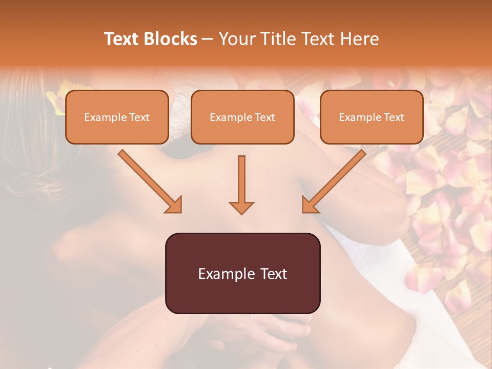 Rose Treatment Back PowerPoint Template