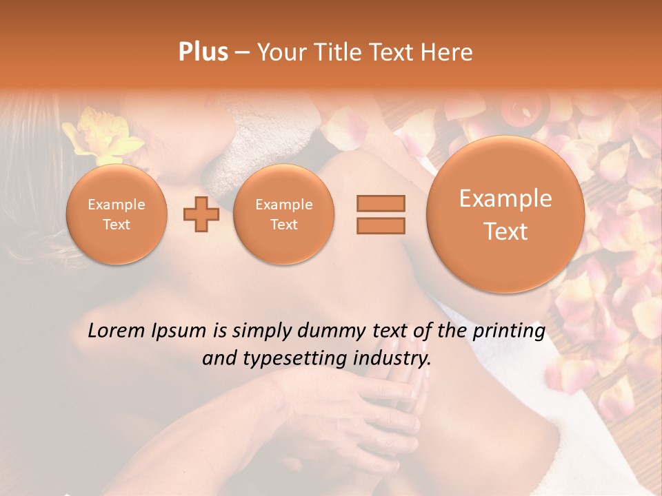 Rose Treatment Back PowerPoint Template