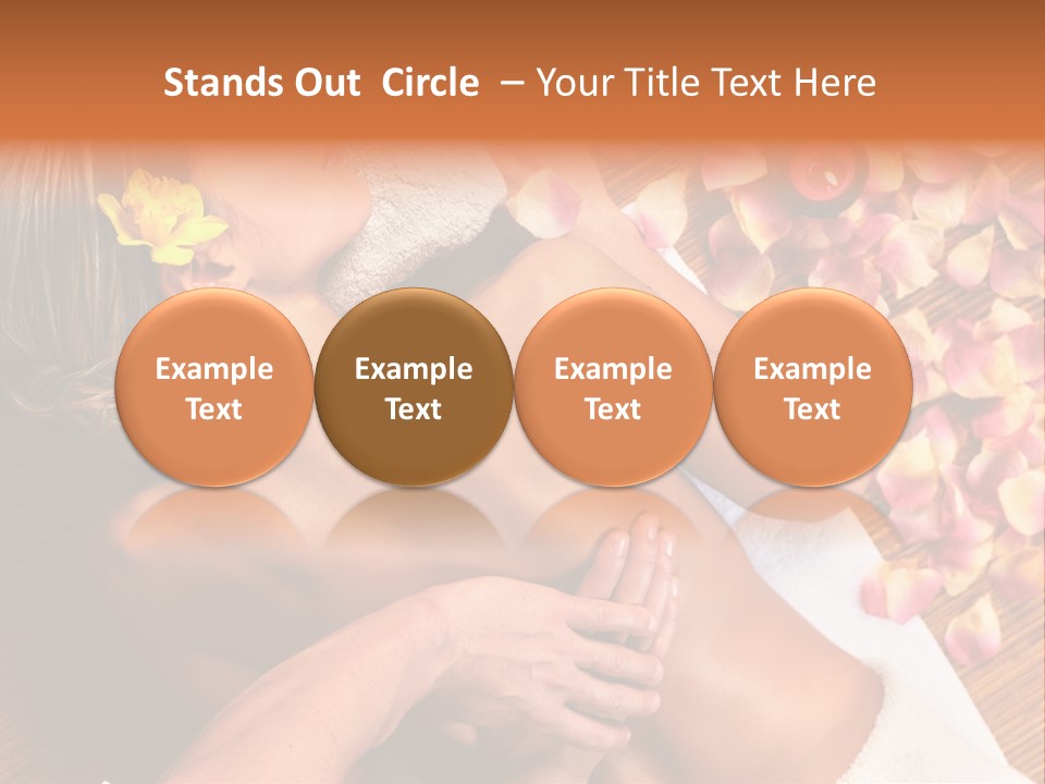 Rose Treatment Back PowerPoint Template