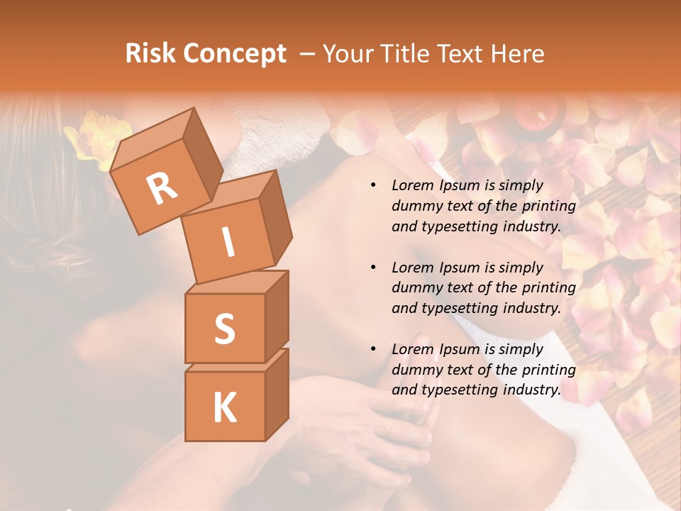 Rose Treatment Back PowerPoint Template