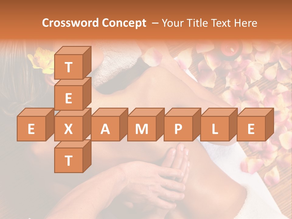 Rose Treatment Back PowerPoint Template