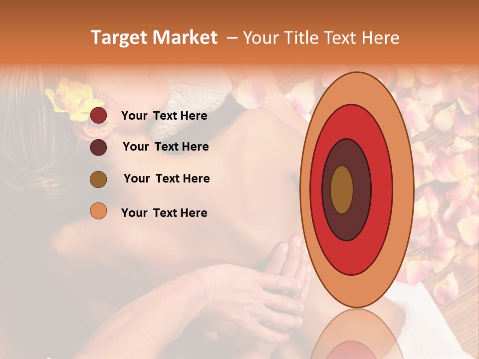 Rose Treatment Back PowerPoint Template