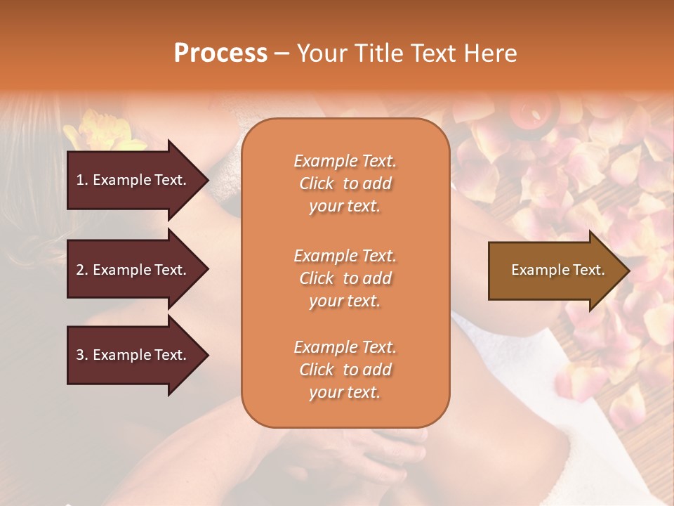 Rose Treatment Back PowerPoint Template