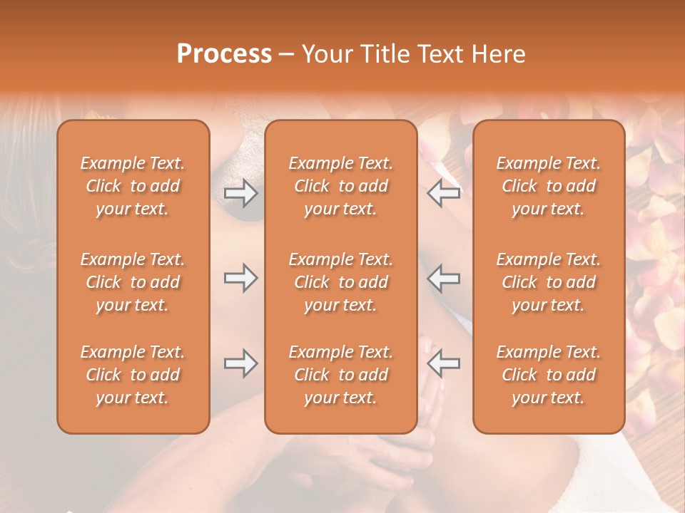 Rose Treatment Back PowerPoint Template