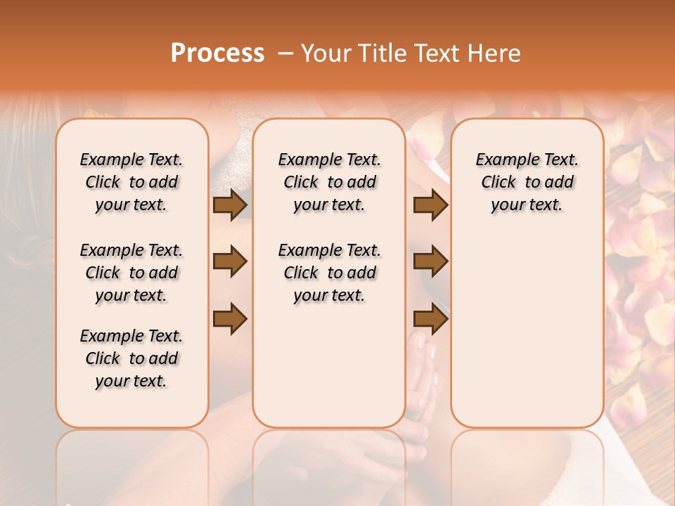 Rose Treatment Back PowerPoint Template