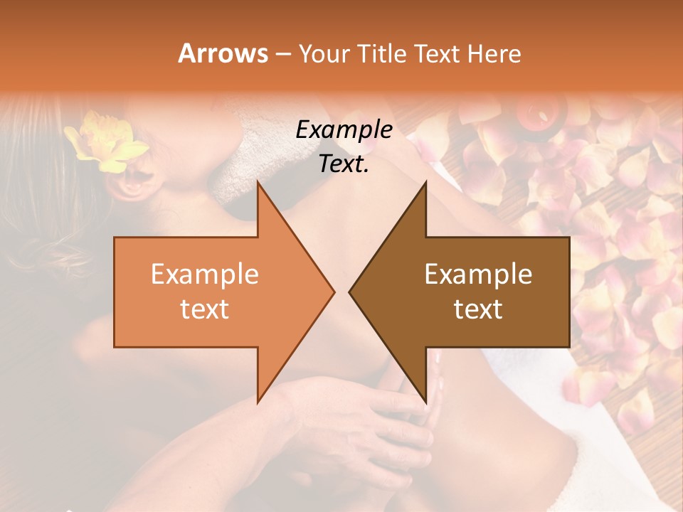 Rose Treatment Back PowerPoint Template