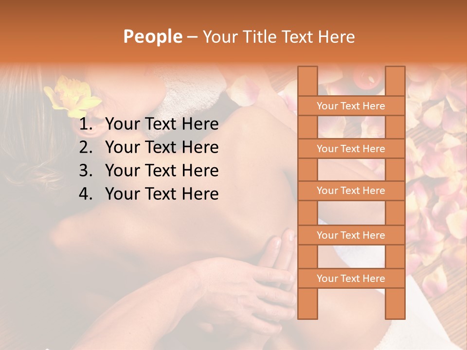 Rose Treatment Back PowerPoint Template