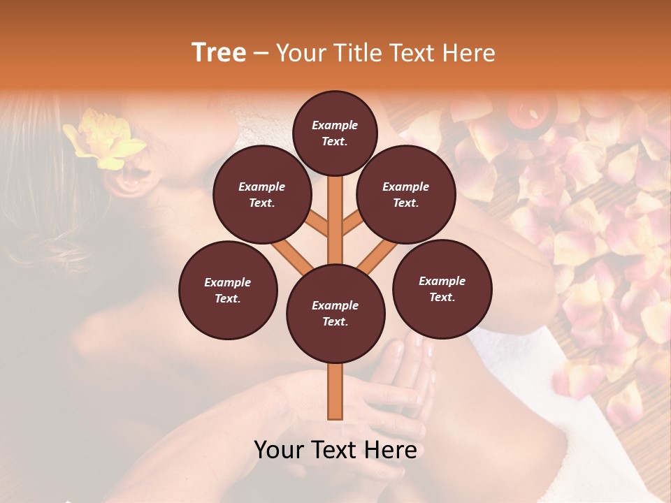 Rose Treatment Back PowerPoint Template