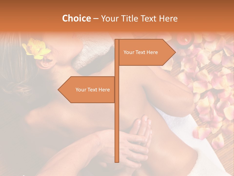 Rose Treatment Back PowerPoint Template