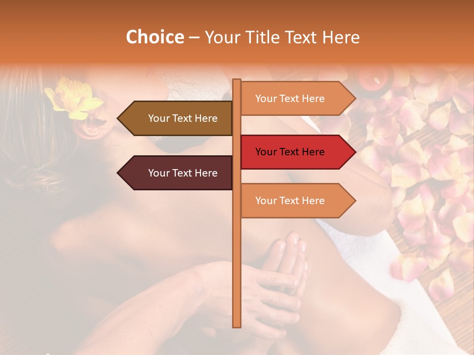 Rose Treatment Back PowerPoint Template
