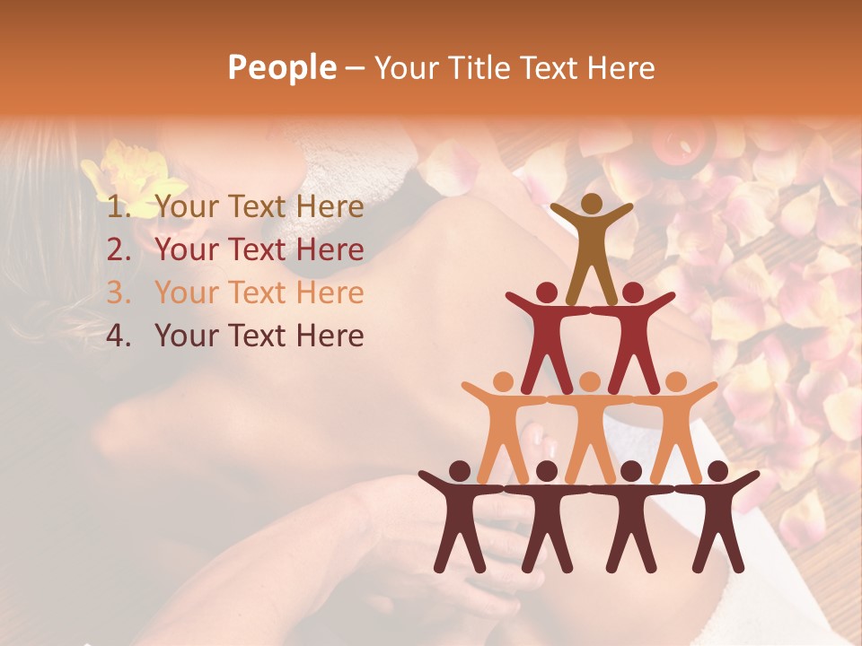 Rose Treatment Back PowerPoint Template