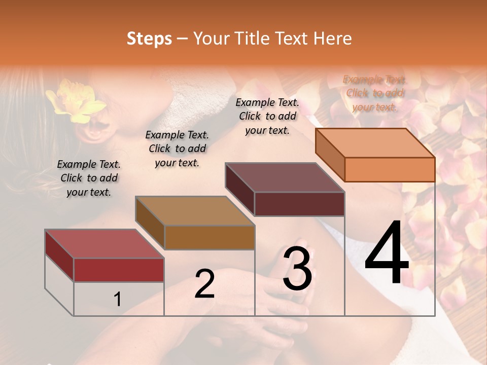 Rose Treatment Back PowerPoint Template