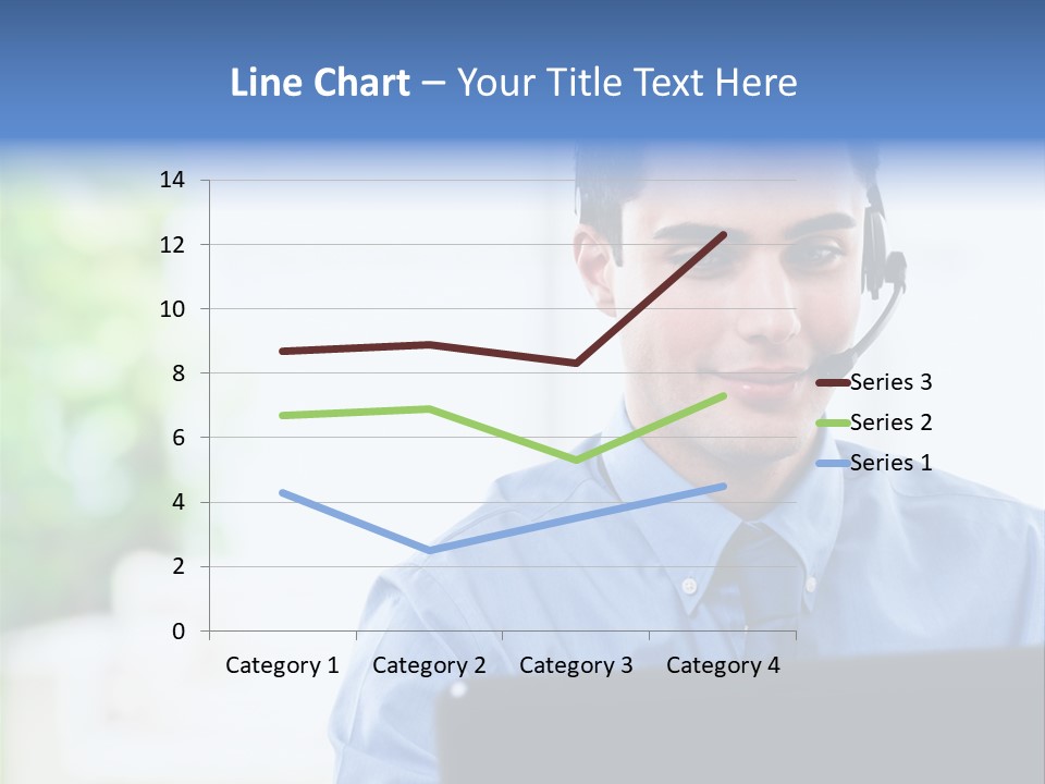 Network Looking Guy PowerPoint Template