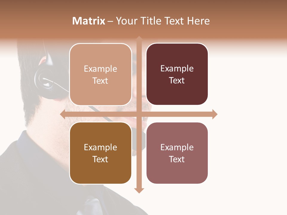 Handsome Businessman Background PowerPoint Template