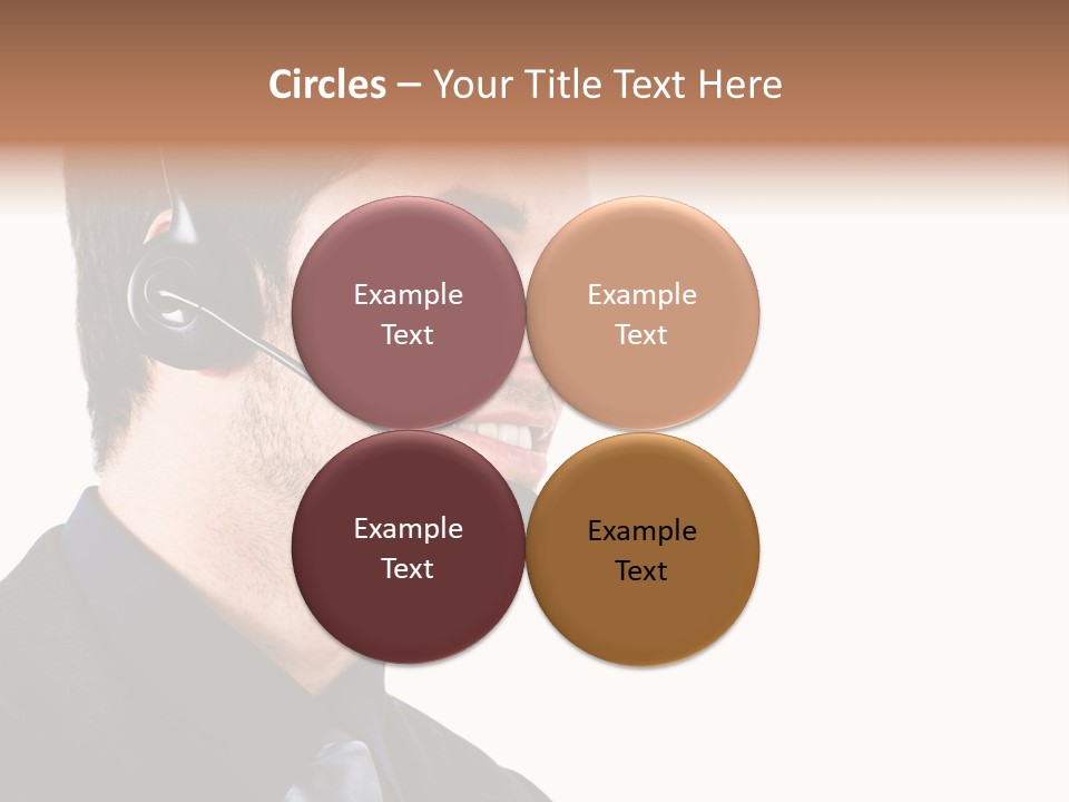 Handsome Businessman Background PowerPoint Template