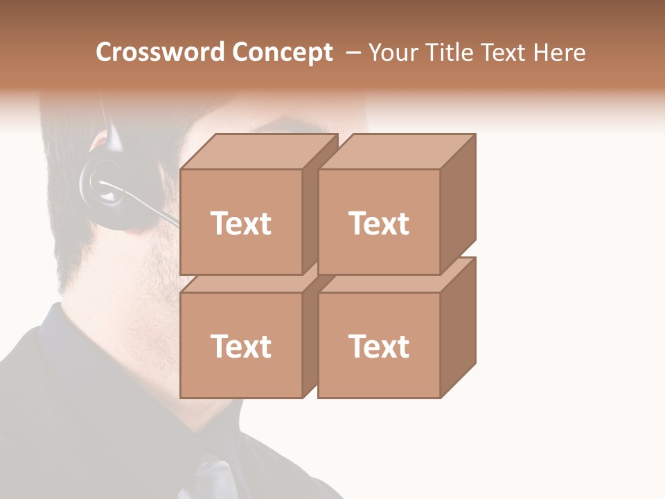 Handsome Businessman Background PowerPoint Template