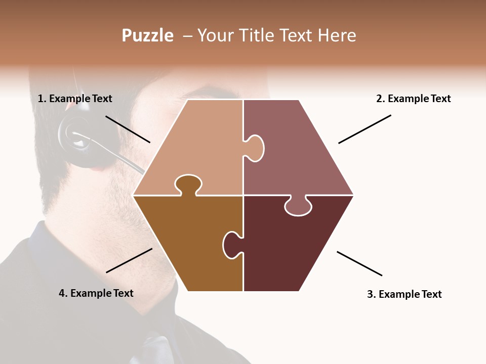 Handsome Businessman Background PowerPoint Template